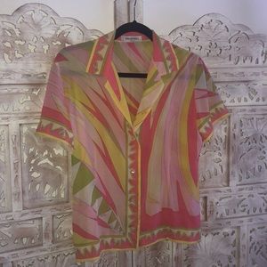 Emilio Pucci Vintage Top from the 80s size small